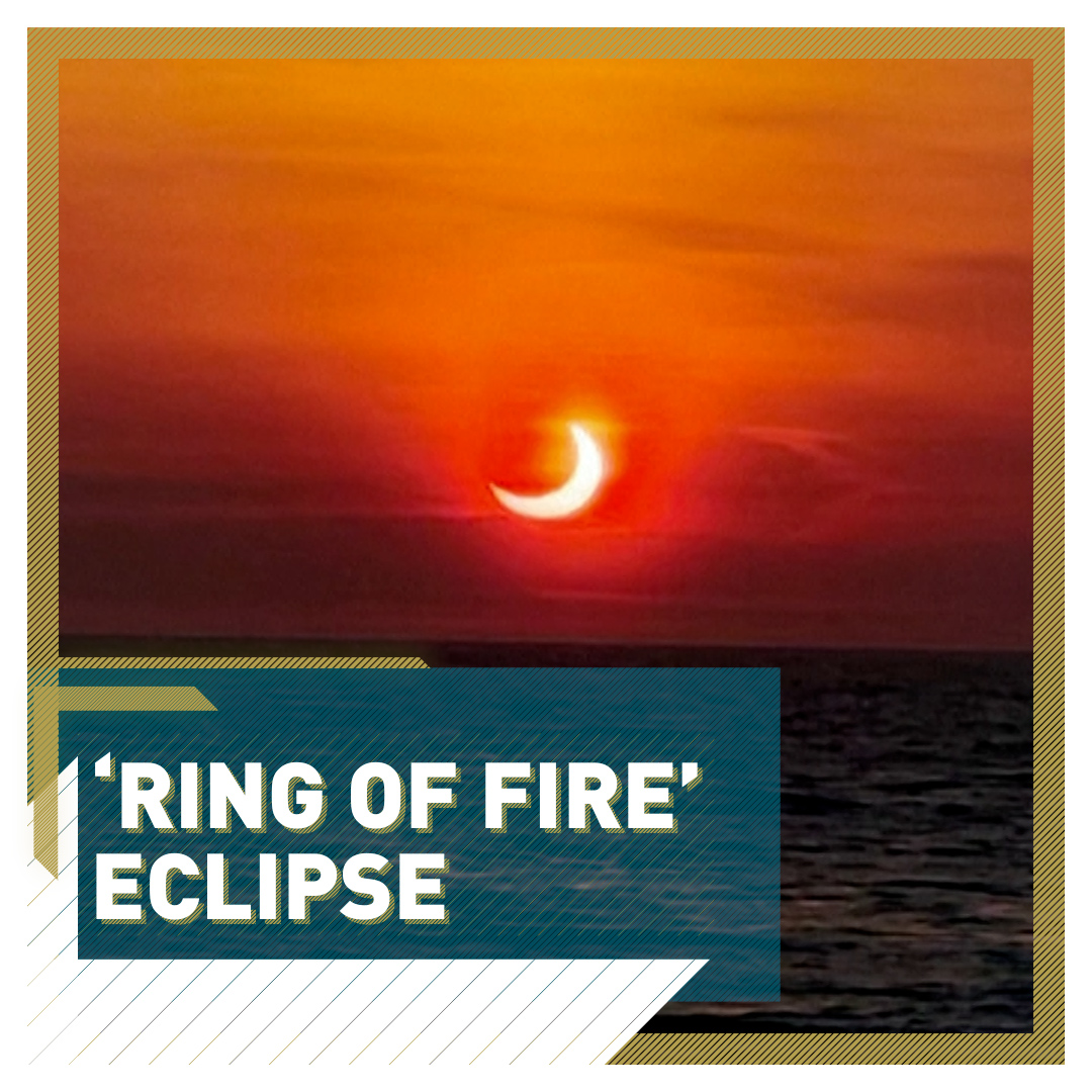 'Ring of fire' solar eclipse seen across the world CGTN
