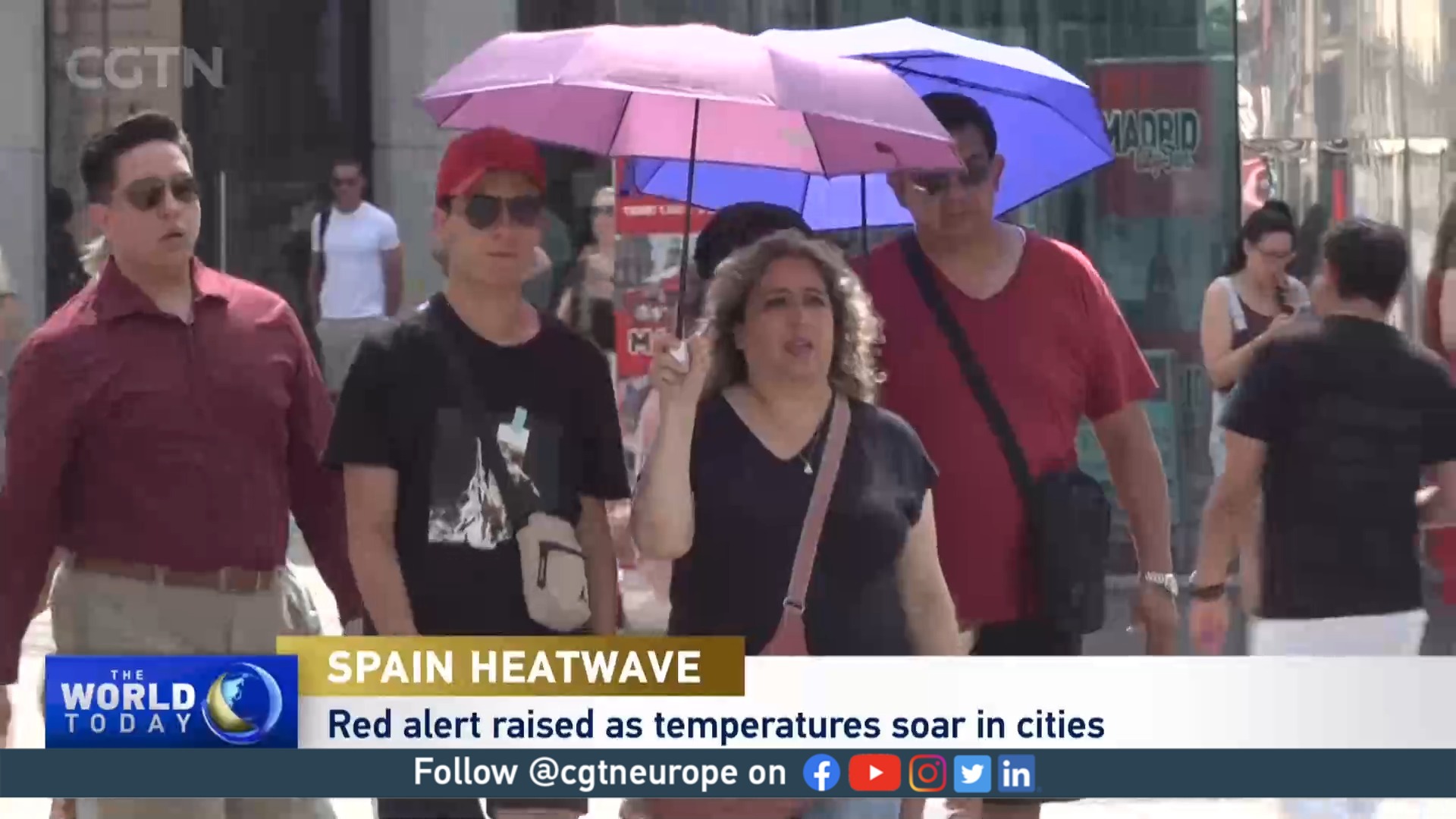 Las temperaturas alcanzaron los 44 grados durante la primera ola de calor del verano en España