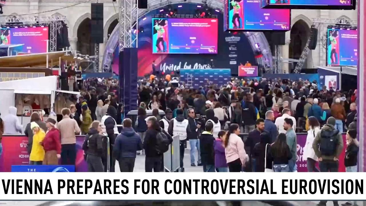 Vienna prepares for controversial Eurovision